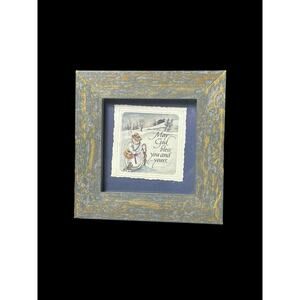 Mpressions Stilwell Kansas Art Print Wooden Frame May God Bless You and Yours